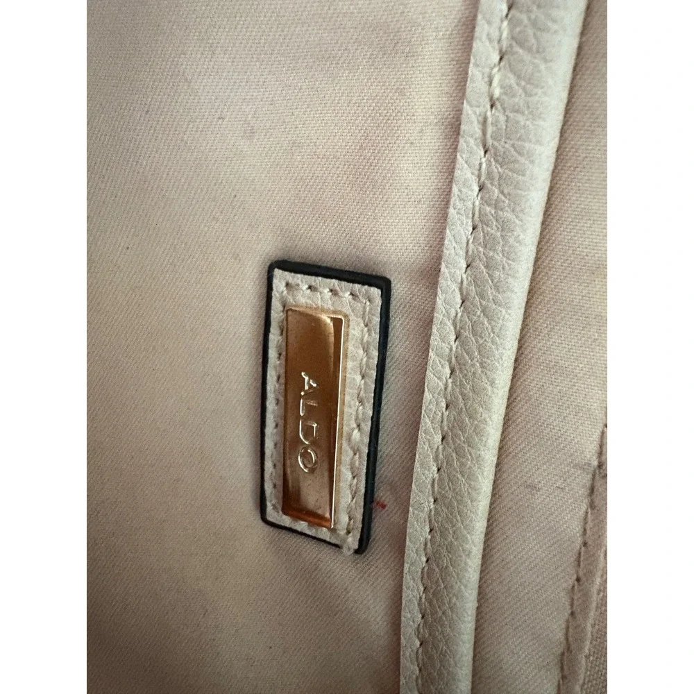 ALDO Backpack‎ Purse Women's Pink Leather Gold Hardware Travel Bag